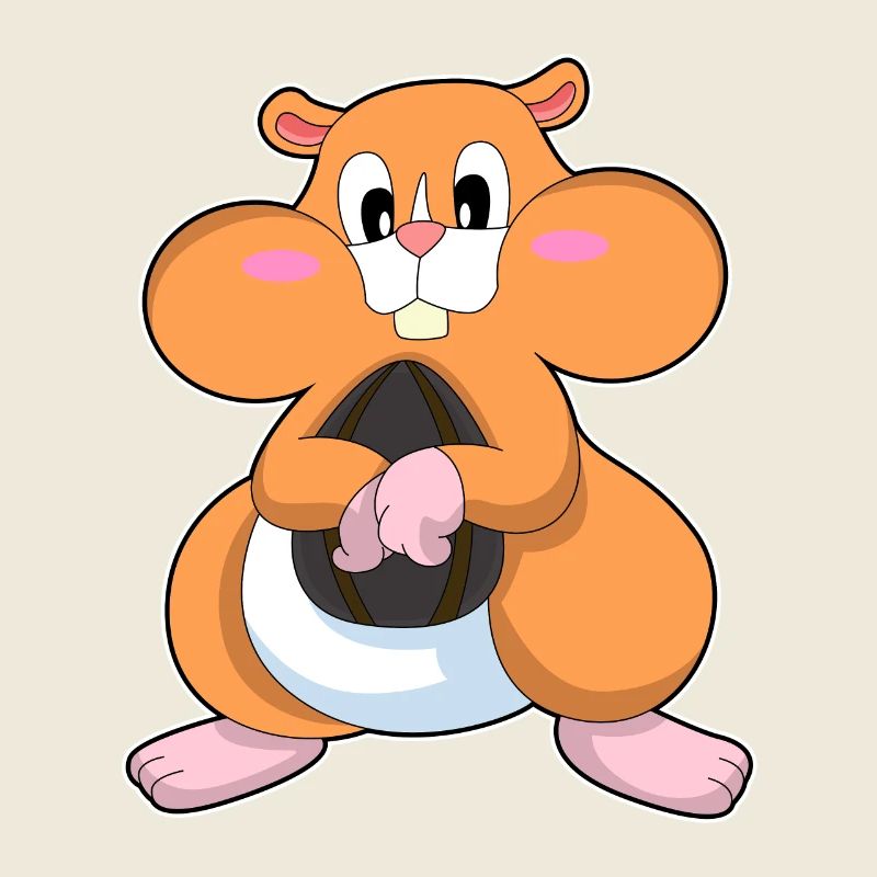 Hamster aux noix