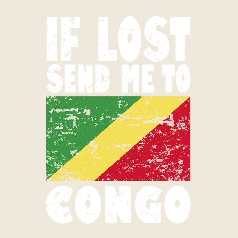 Kongo Flagge Spruch