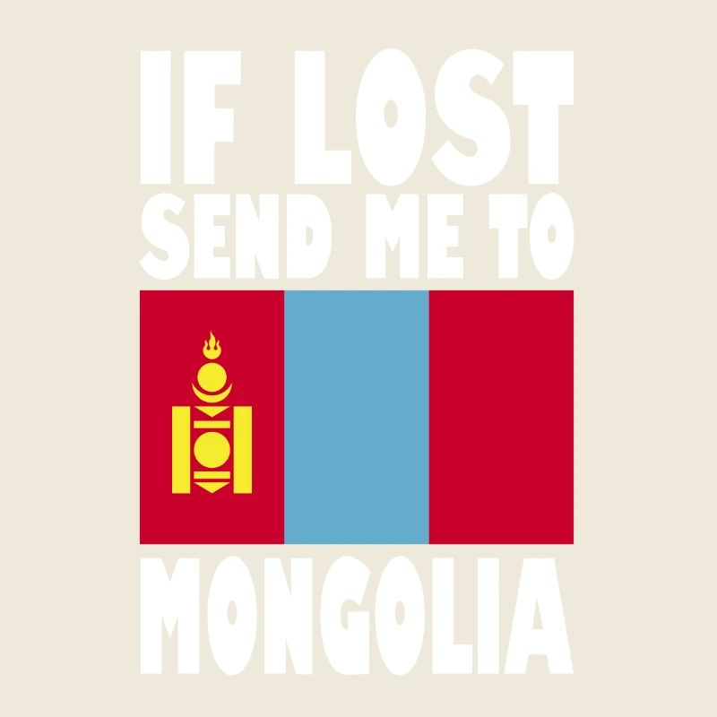 Mongolei Flagge Spruch