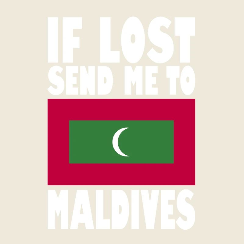 Malediven Flagge Spruch