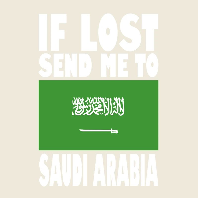 Saudi Arabien Flagge Spruch