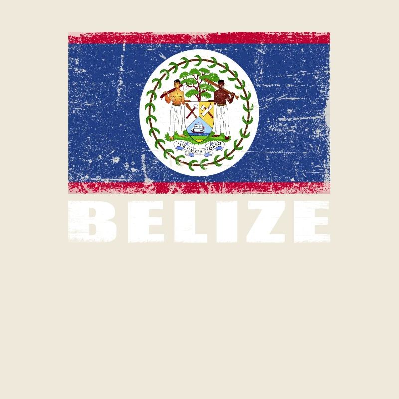 Belize Flag Grunge Belize Flag