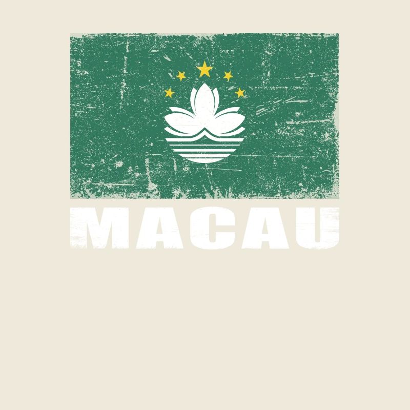 Drapeau de Macao Grunge Drapeau de Macao