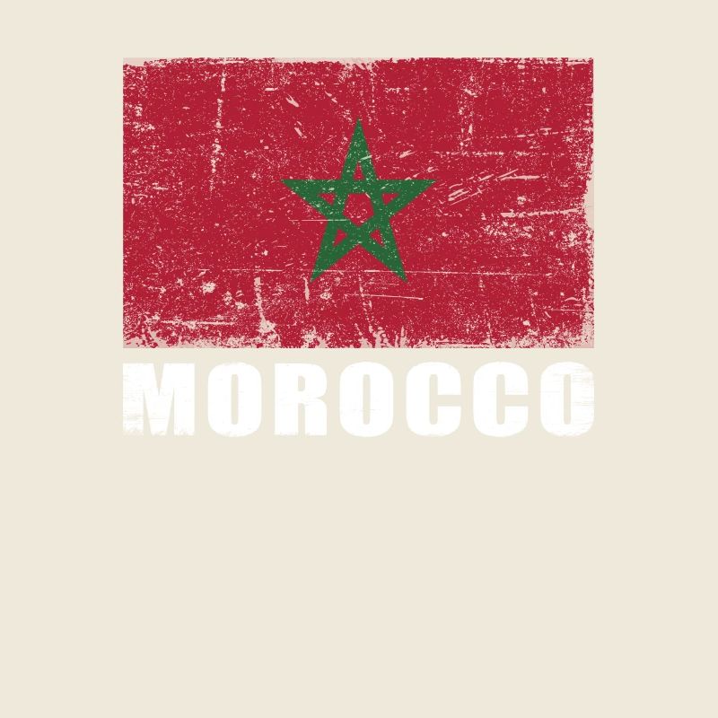 Maroc Drapeau Grunge Maroc Drapeau