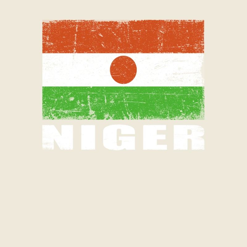 Niger Flagge Grunge Niger Fahne
