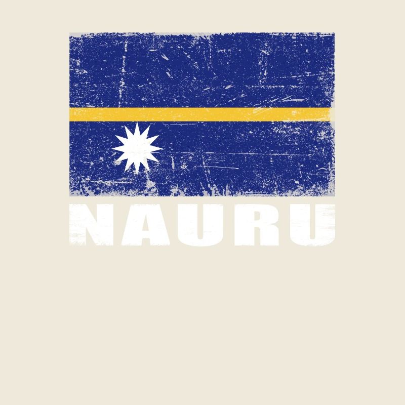 Nauru Flag Grunge Nauru Flag