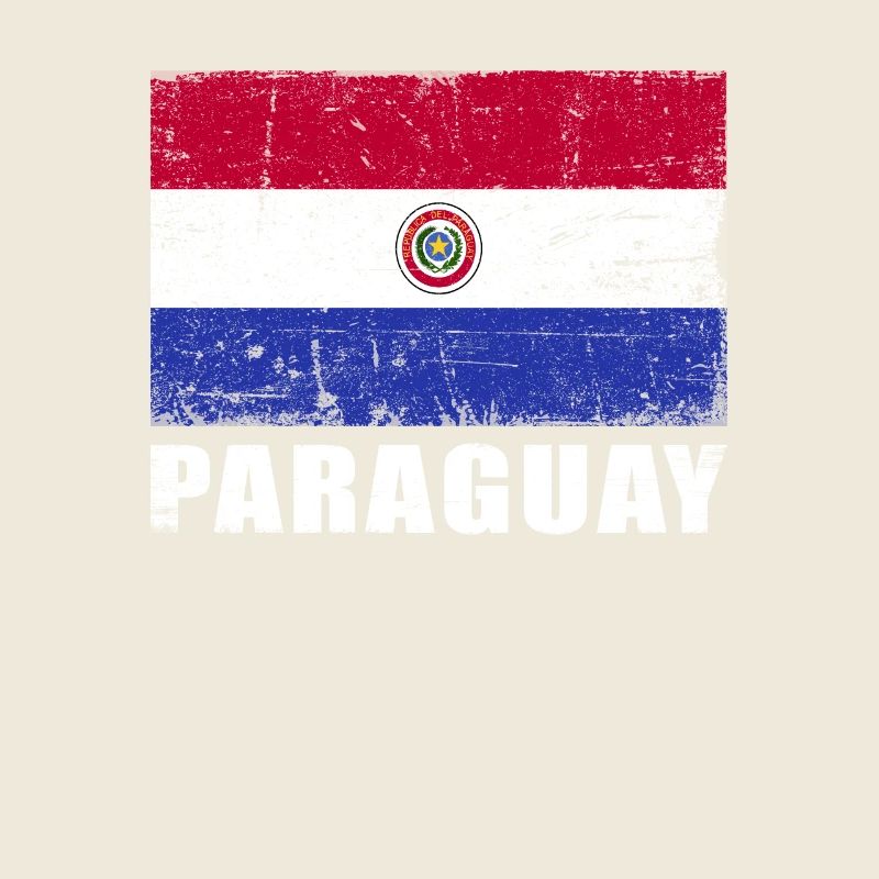 Drapeau du Paraguay Grunge Drapeau du Paraguay