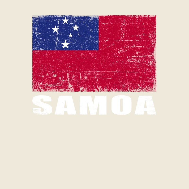 Samoa Flagge Grunge Samoa Fahne