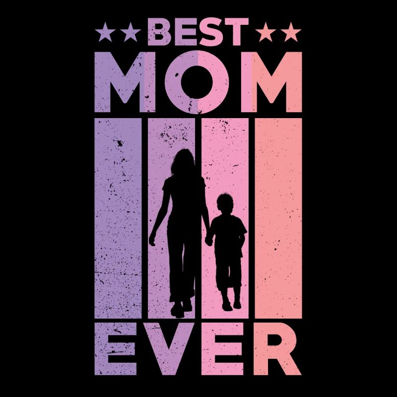 Beste Mutter Aller Zeiten Retro One Kid Beste