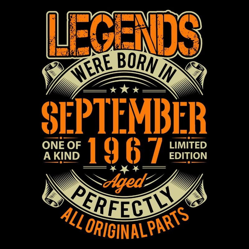 1967 September Birthday Legend