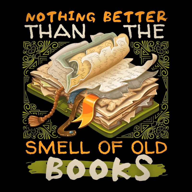 Bookworm, bookworm, old books funny saying
