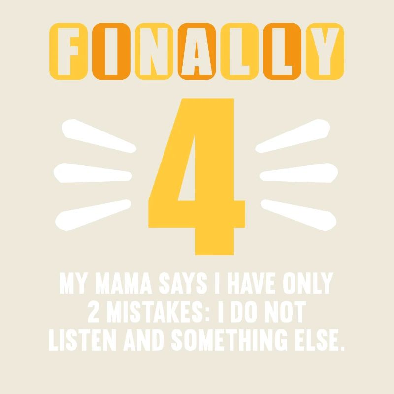 Finally 4 mom says have only 2 mistakes 4th birthday
