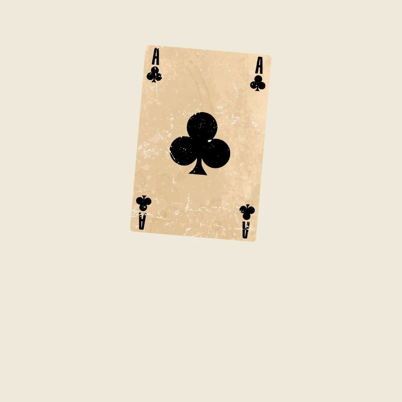 Kreuz Ass Poker oder Skat Kartenspiel