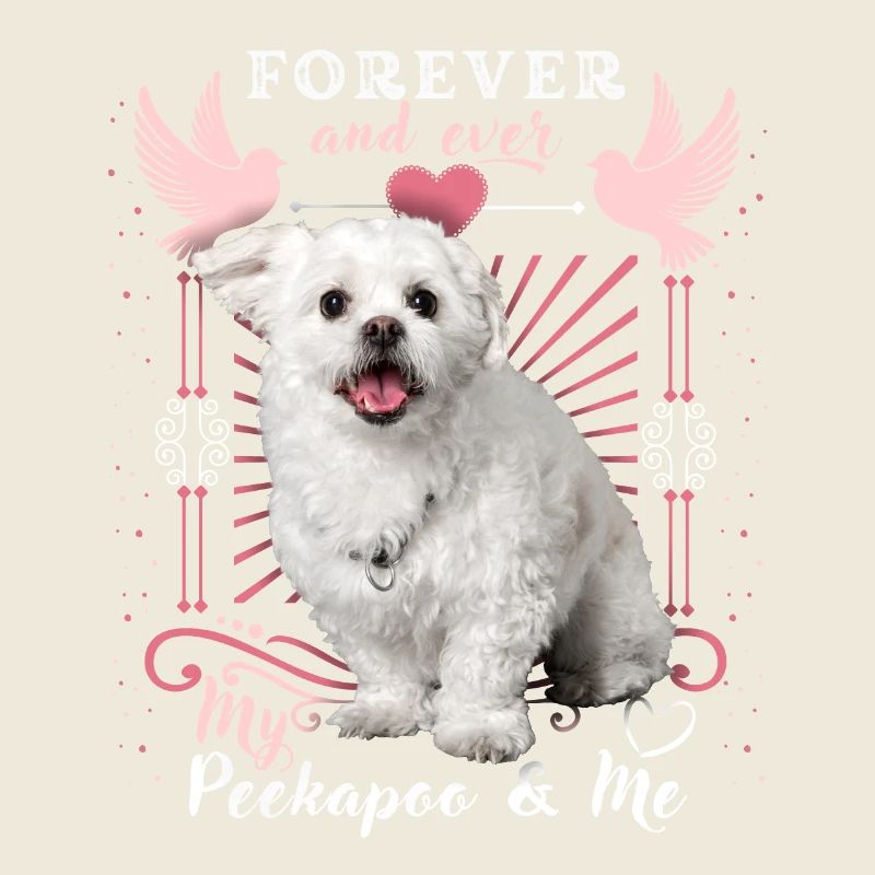 Peekapoo, Hund, Forever-Love, lustiger Spruch