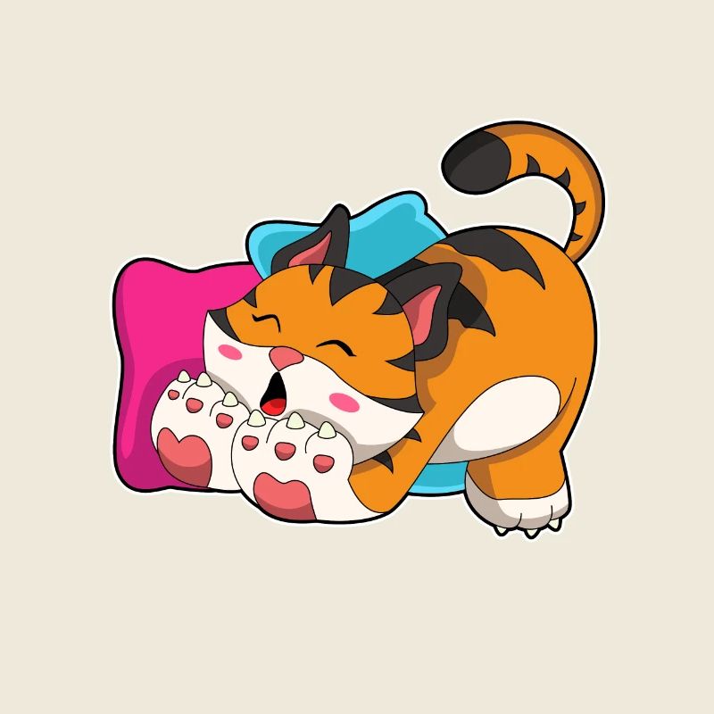 Tigre fatigué