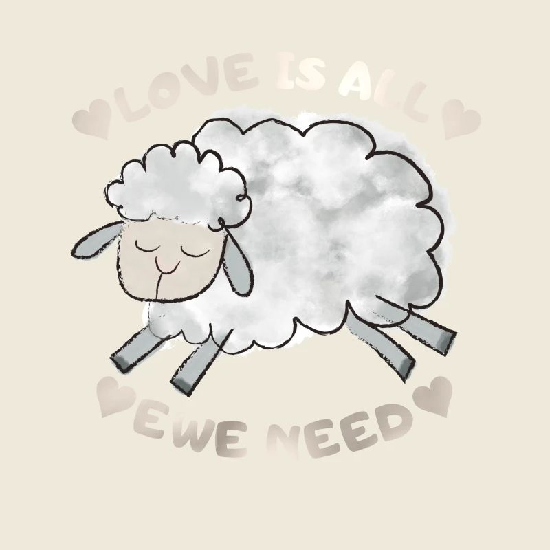 Sheep sheep funny saying, pun