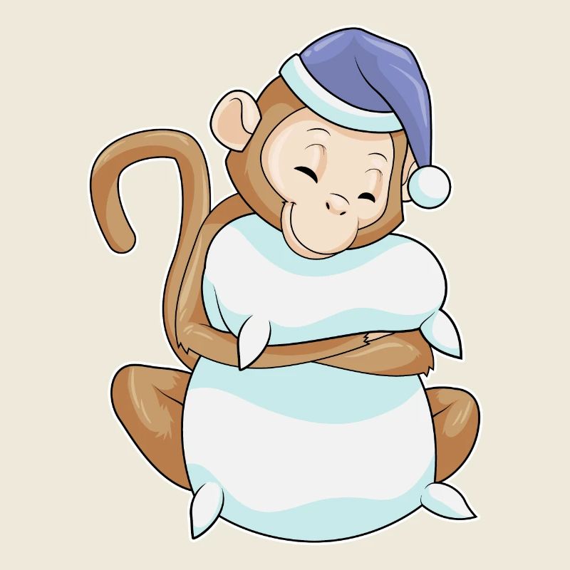 Oreiller de Sommeil Singe