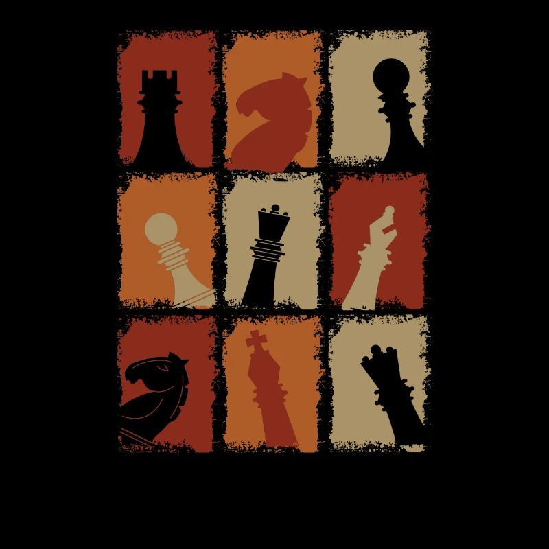 Pièces d’échecs Rétro