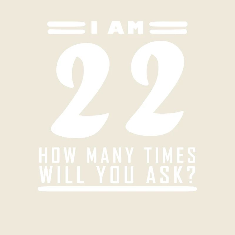 J’ai 22 ans – 22e anniversaire cadeau