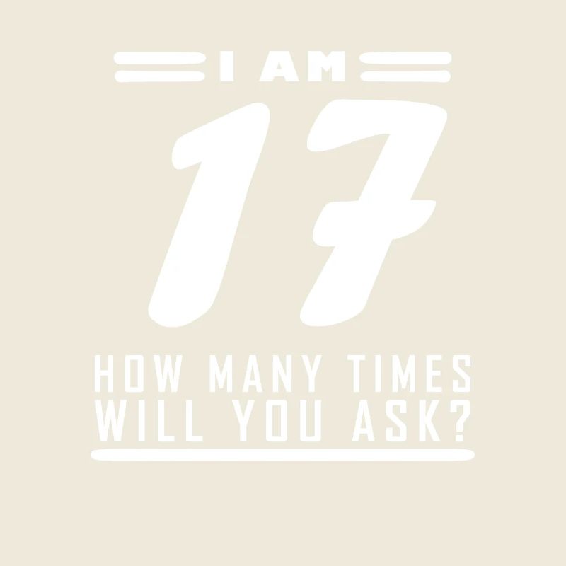 Ich bin 17 – 17. Geburtstag Geschenk