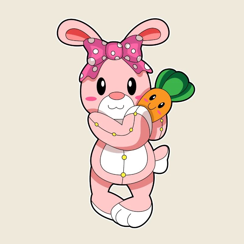 Le lapin comme jouet