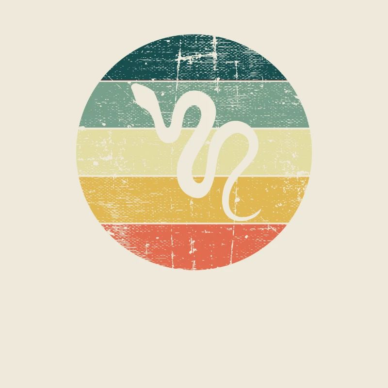 Snake Retro Reptile Python Gift idea