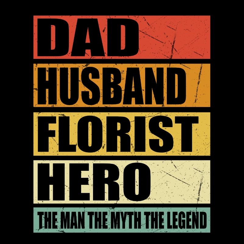 Vater Ehemann Florist Held