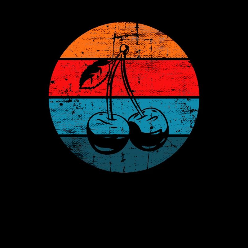 Cherry Fruit Lover Retro Healthy Gift idea