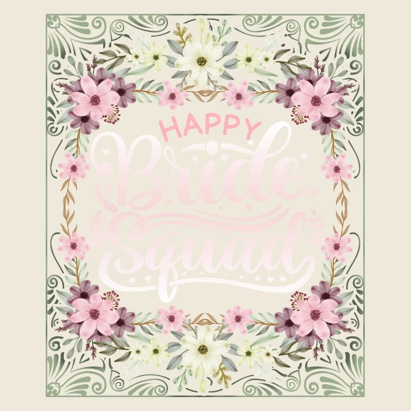 Happy-Bride-Squad, Team Bride, Dicton, Calligraphie