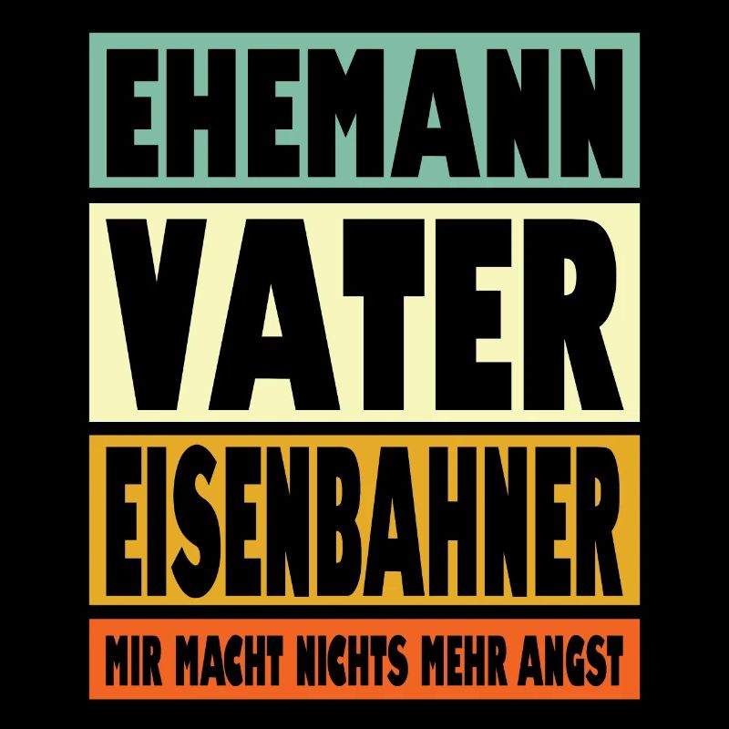 Eisenbahner Vater Ehemann Held