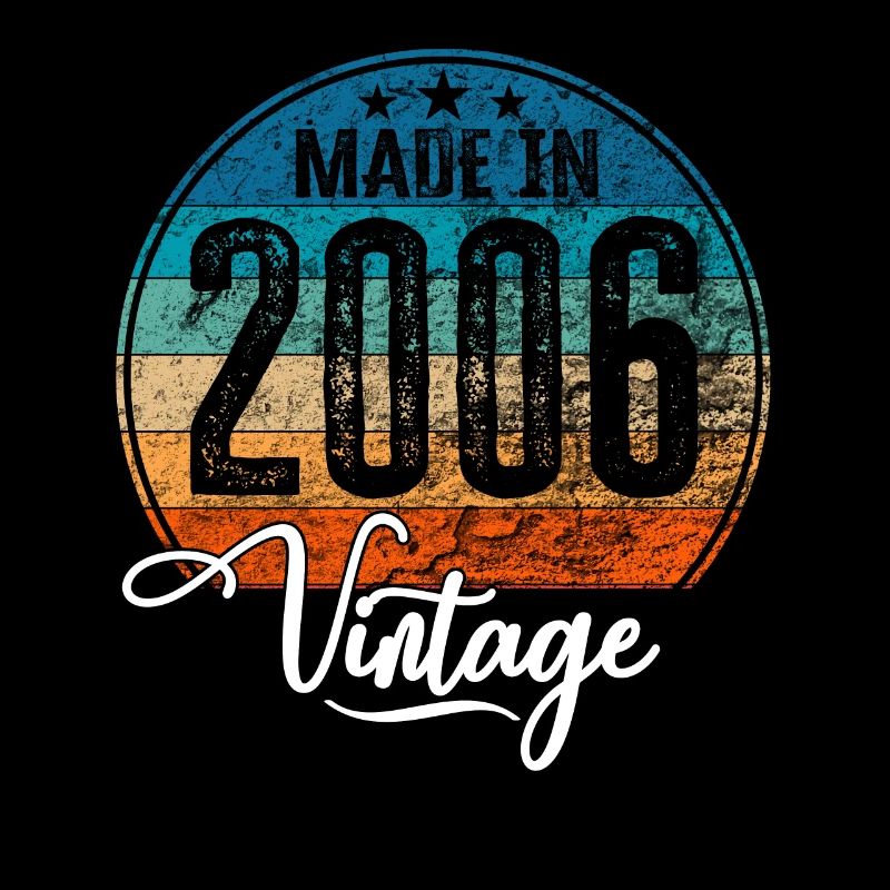Millésime Fabriqué en 2006 Année de naissance 2006 Anniversaire