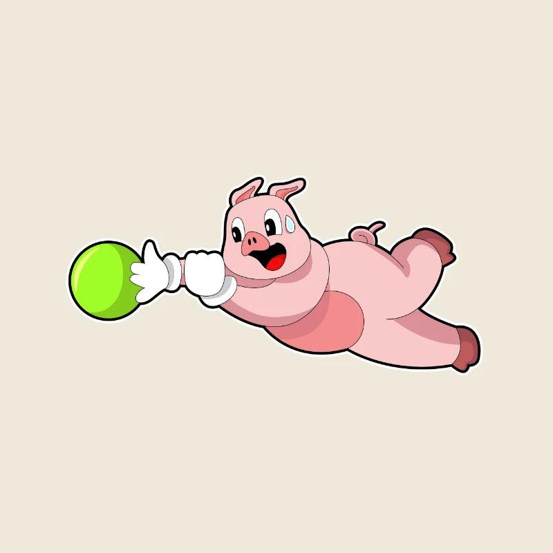 Schwein Bowling Bowlingkugel