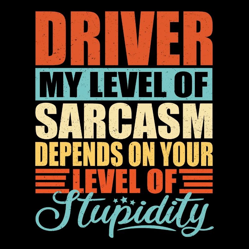 Driver sarcasm Funny driver