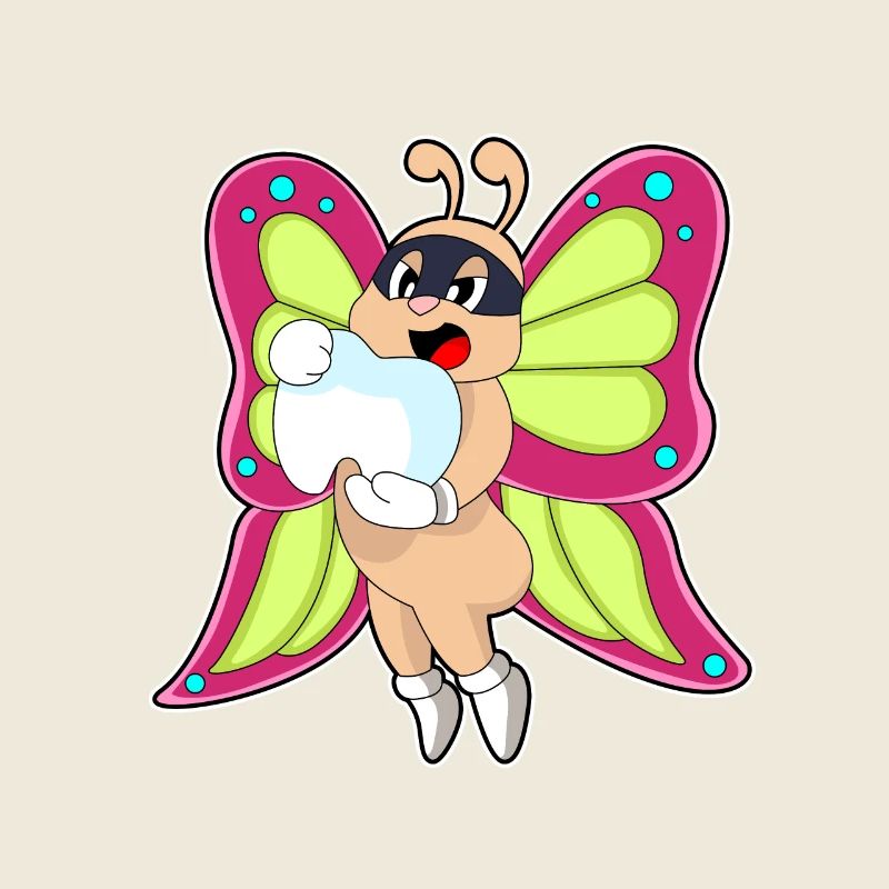 Schmetterling Zahn
