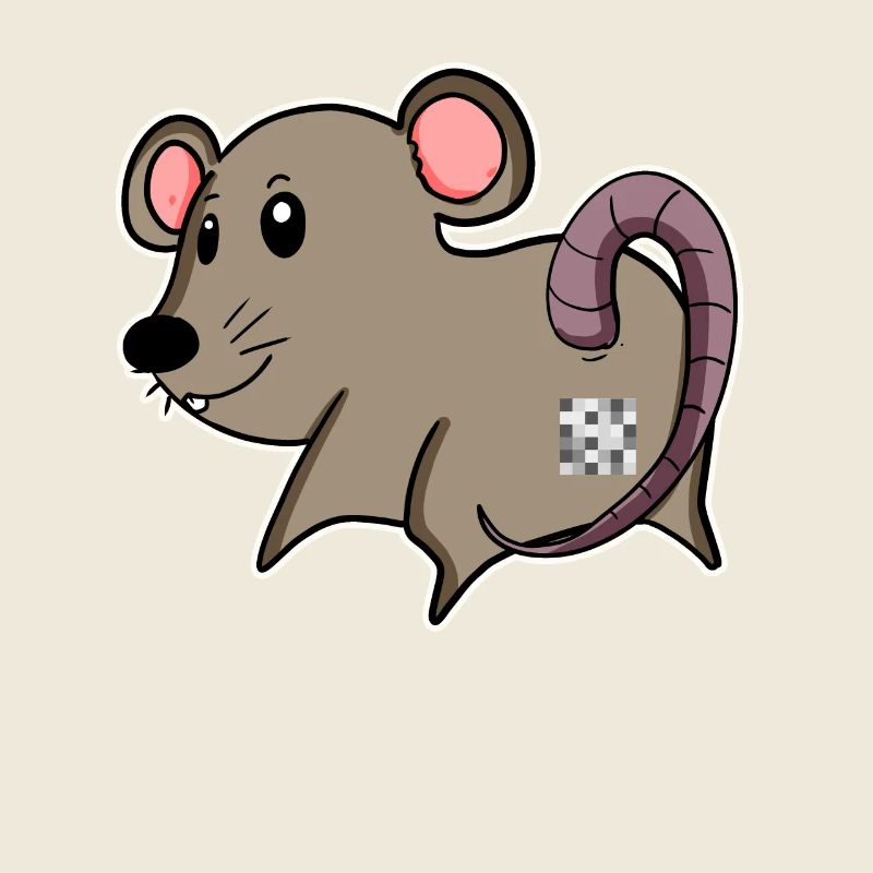 Maus Arsch - Maus Hintern