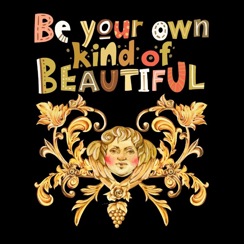 Schöner Spruch, Putto, Engelchen, Engel-Aquarell