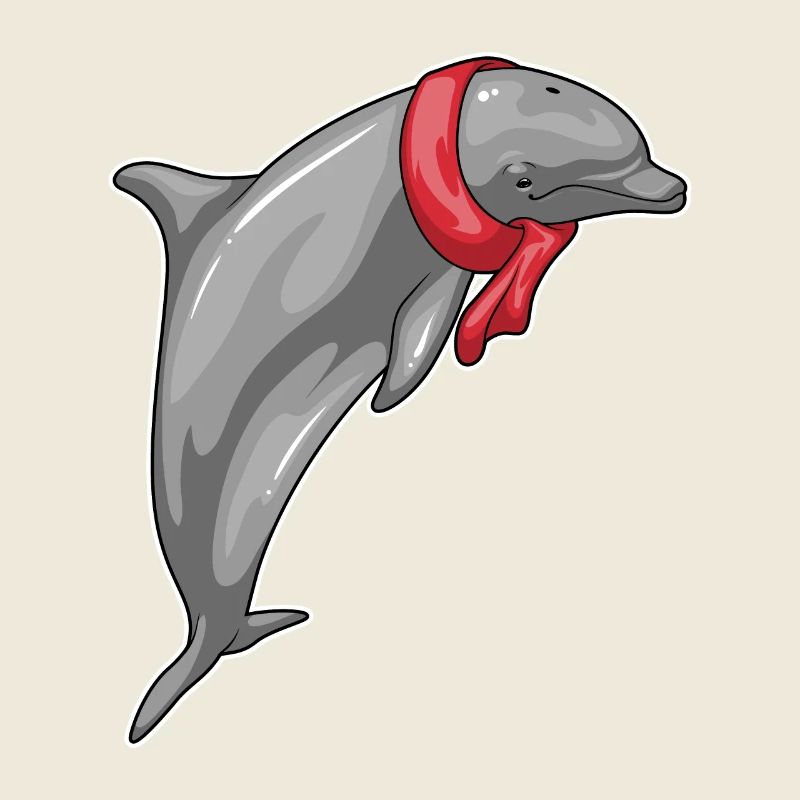 Foulard dauphin