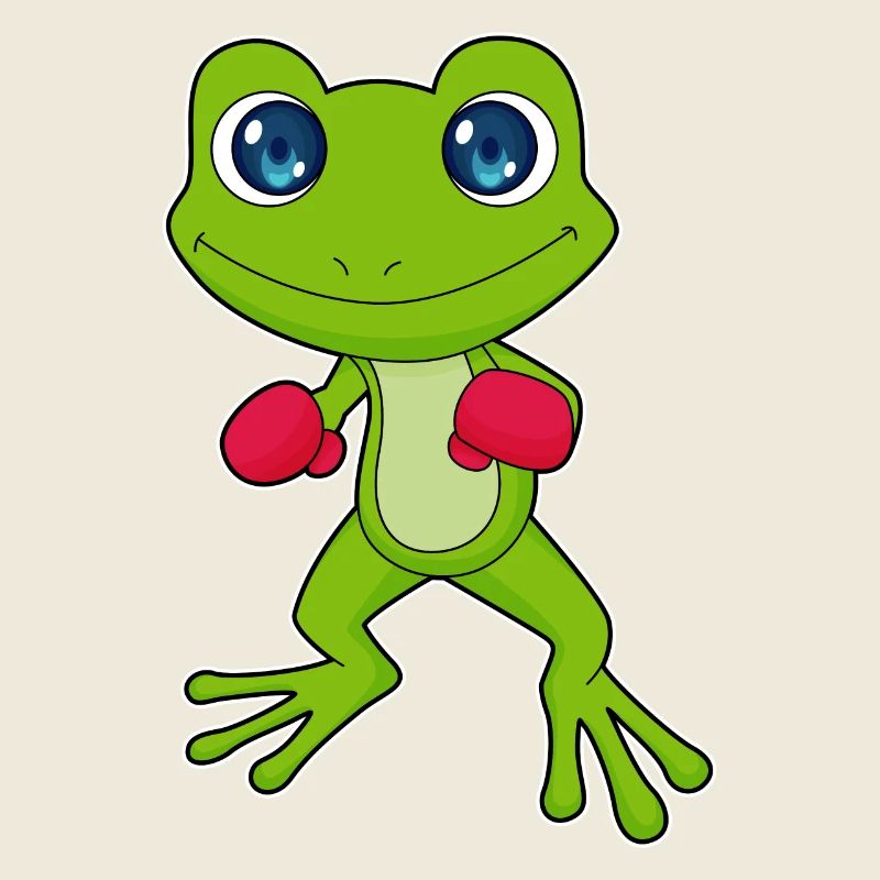 Gants de boxe boxeur grenouille