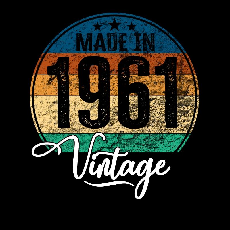 Millésime fabriqué en 1961 Année de naissance 1961 Anniversaire