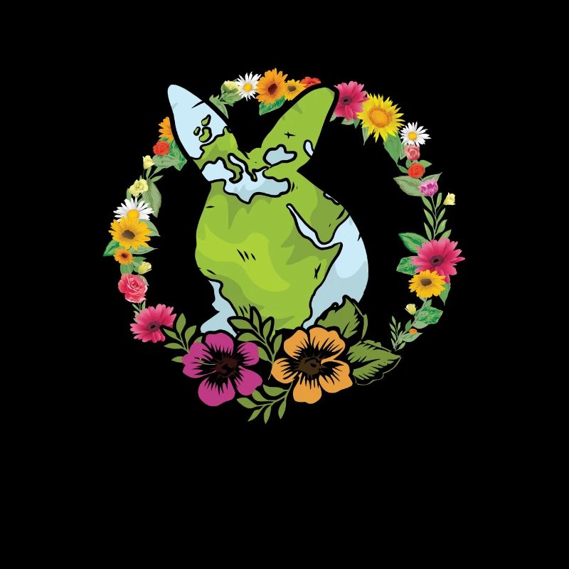 Jour de la Terre Mignon Lapin aime Planet World