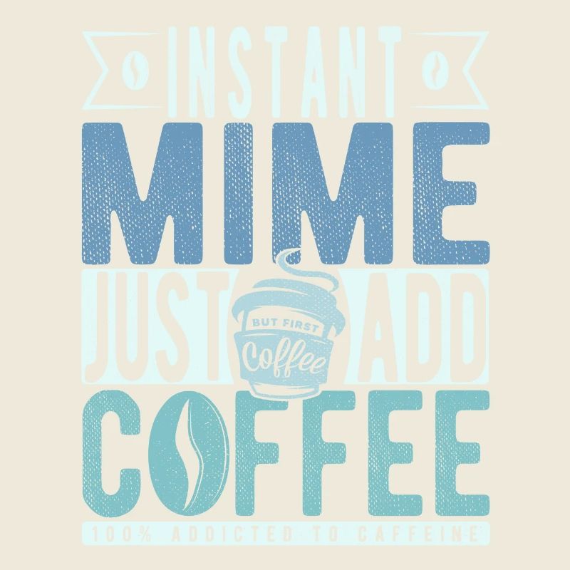 Dicton de café mime