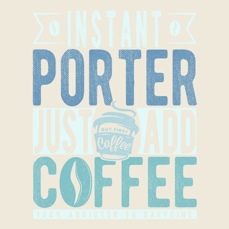 Porter Kaffee Spruch