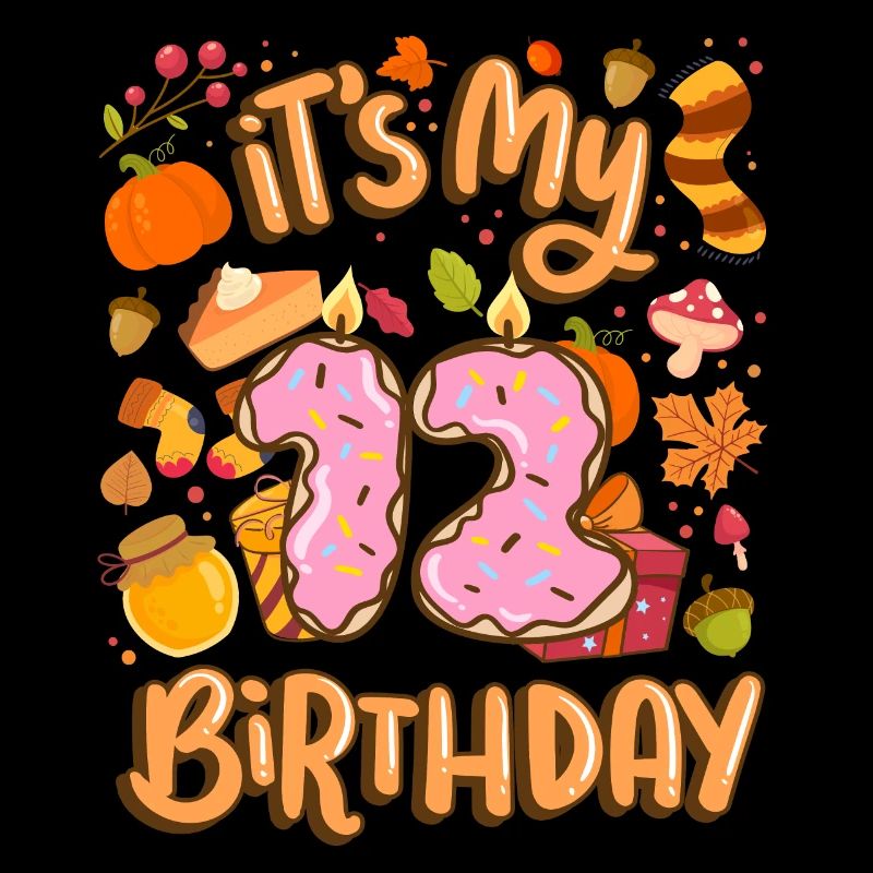 It's my 12 birthday autumn maple leaf