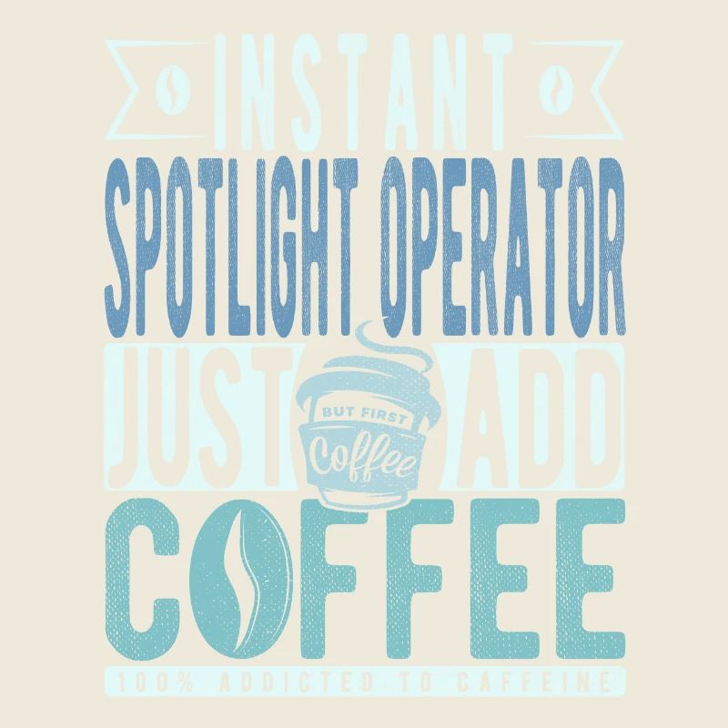 Spotlight -operator Kaffee Spruch