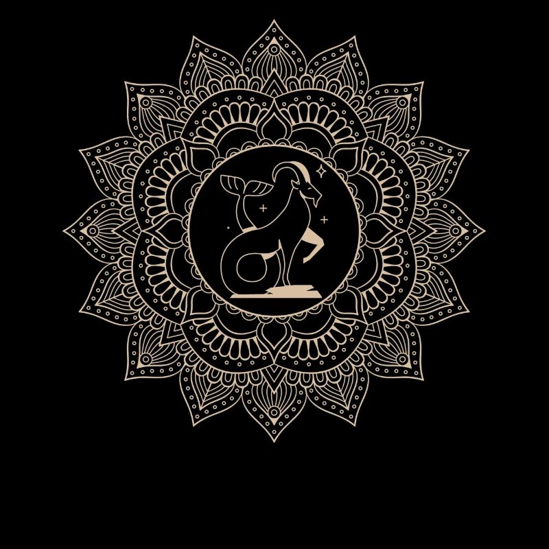 Steinbock sternzeichen Mandala