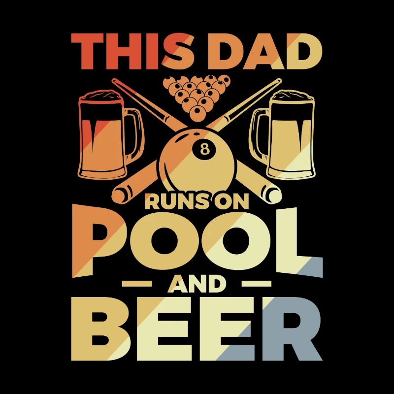 Funny Billiard Daddy