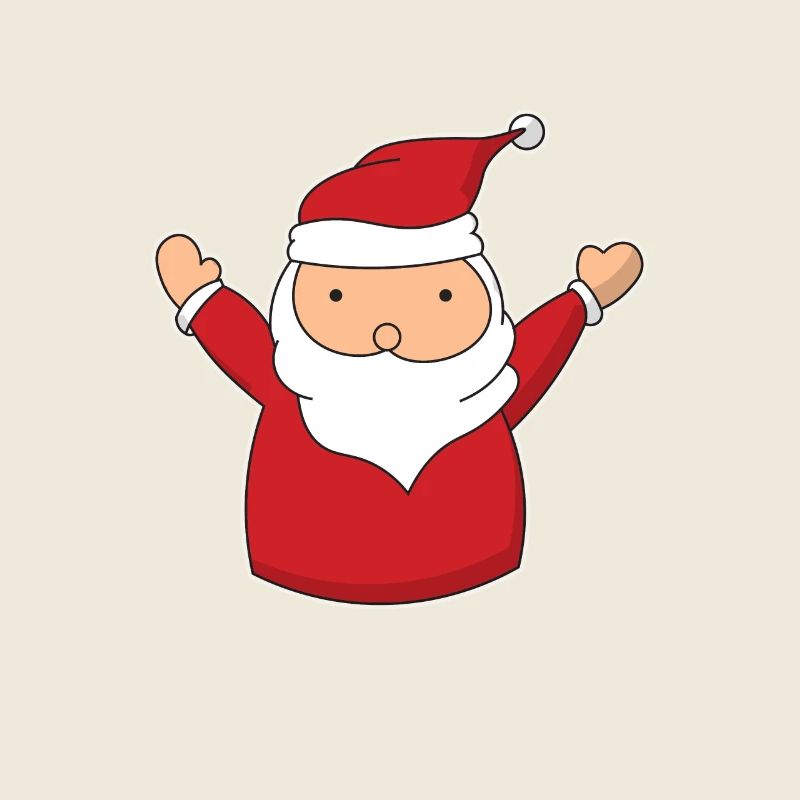 Père Noël Dessiné à la main