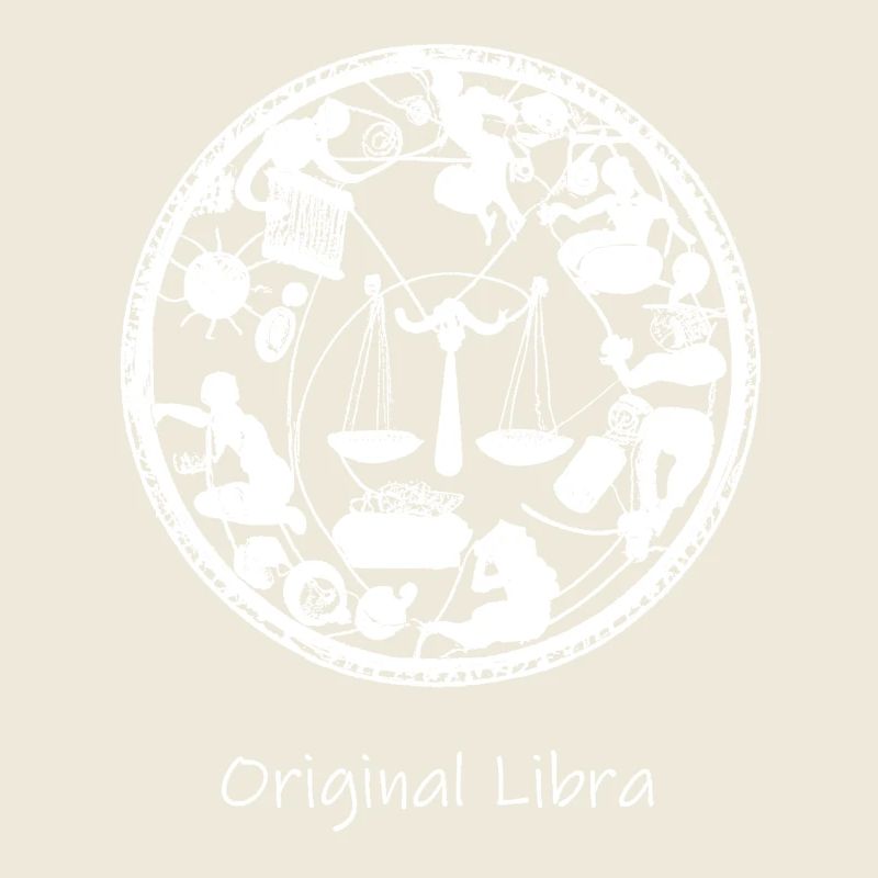 Zodiac sign Libra 001 white