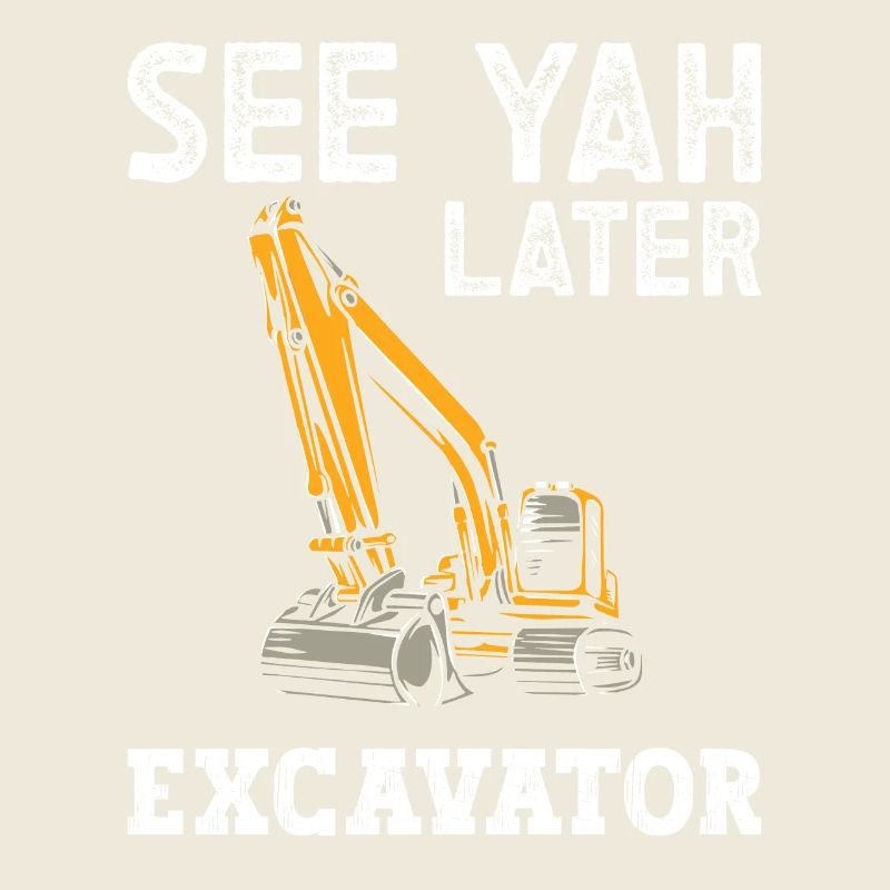 Baggerfahrer Bagger Schule