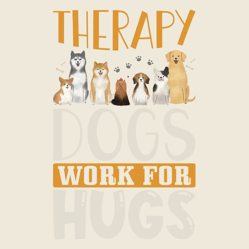 Therapy dog saying